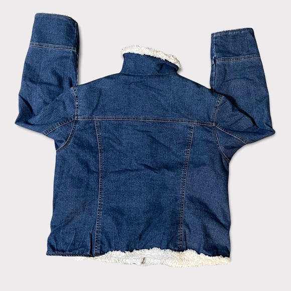 SCORPIO USA Sherpa lined Jean jacket Size Small - Picture 9 of 9